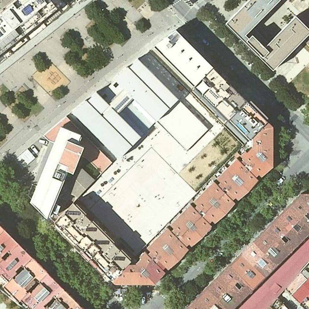 Aerial view of the grounds of Institut Maria Espinalt