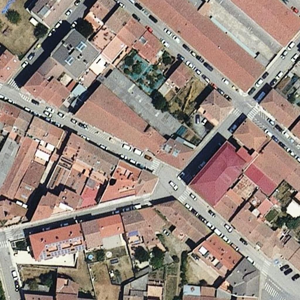 Aerial view of the grounds of Eoi D'olot