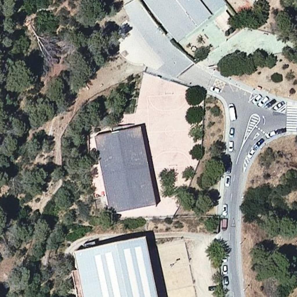 Aerial view of the grounds of Llar D'infants Camí Del Bosc
