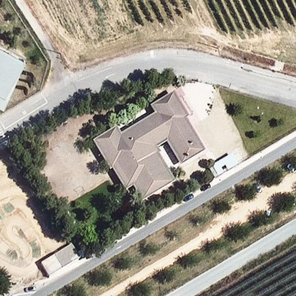 Aerial view of the grounds of Cee Siloé