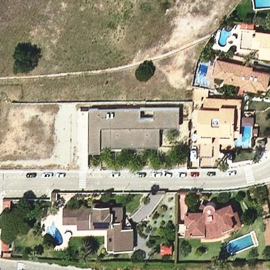 Aerial view of the grounds of Llar D'infants El Petit Trenet