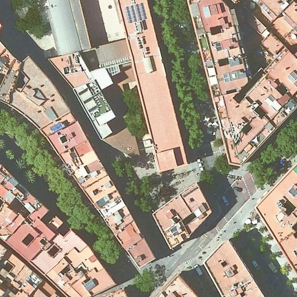 Aerial view of the grounds of Centre De Pastisseria Del Gremi De Barcelona