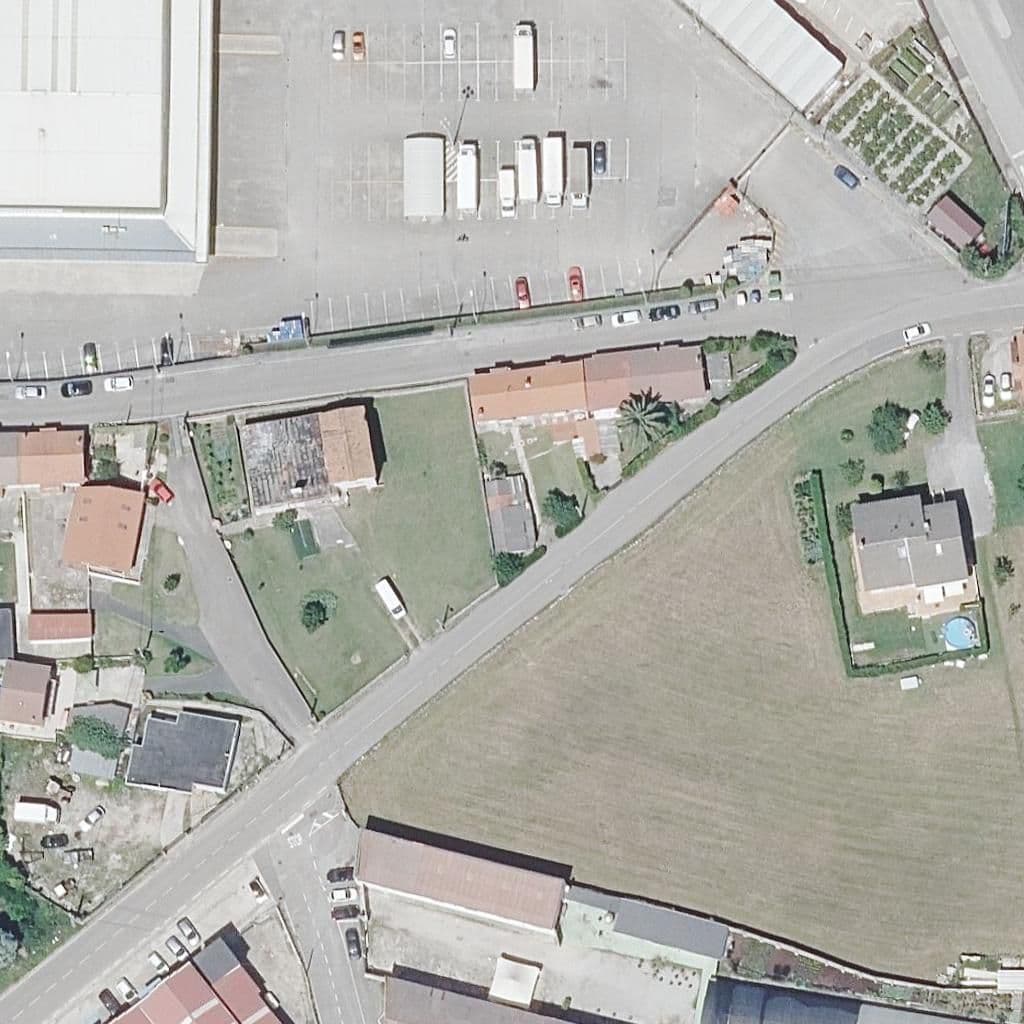 Aerial view of the grounds of Fundación Laboral del Metal
