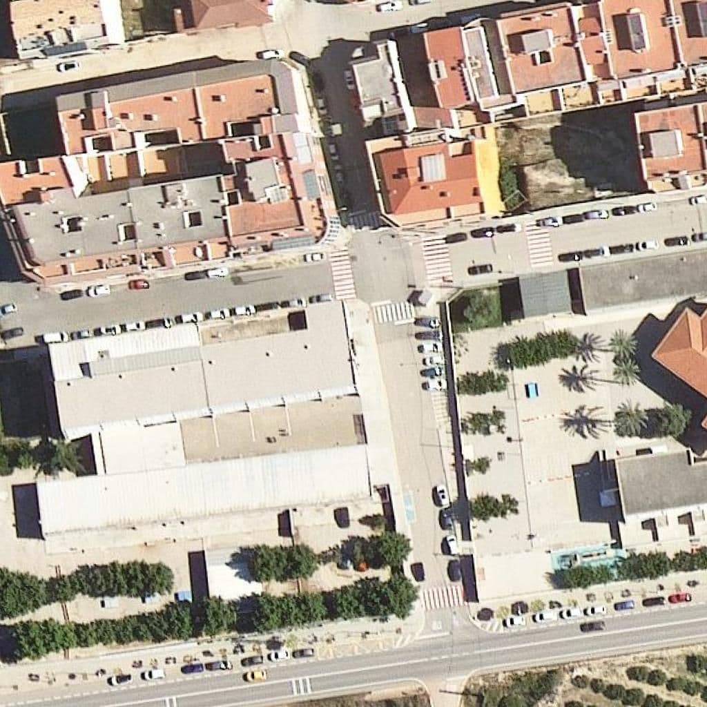 Aerial view of the grounds of Institut Sòl De Riu