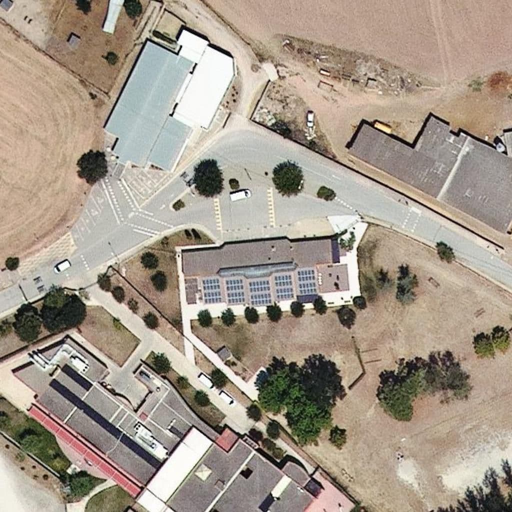 Aerial view of the grounds of Jeroni De Moragas