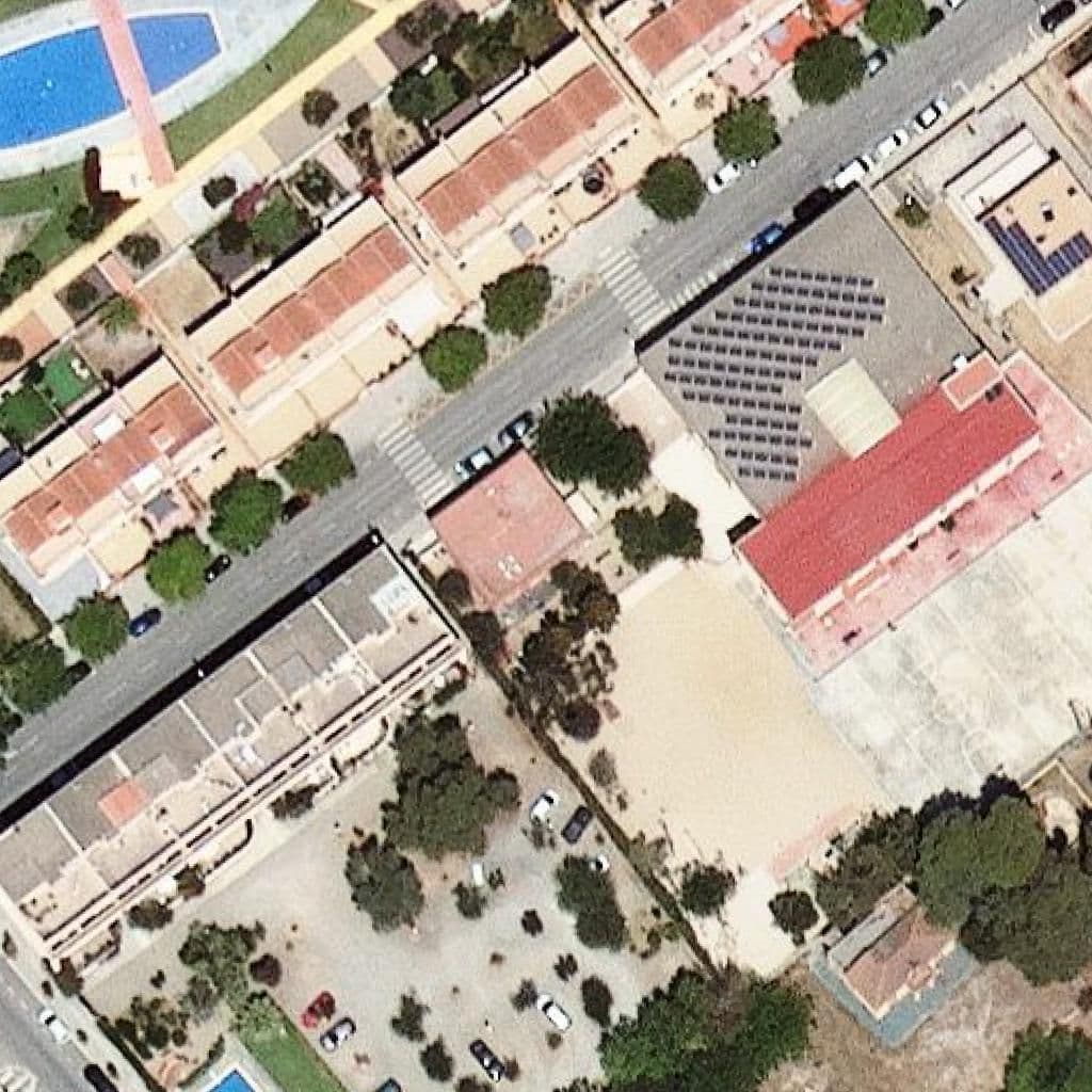 Aerial view of the grounds of Escola Bressol Montsant
