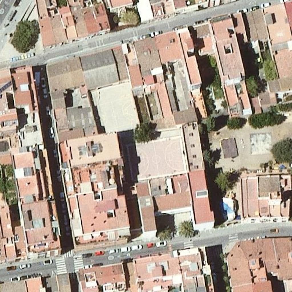 Aerial view of the grounds of Vedruna Sant Boi