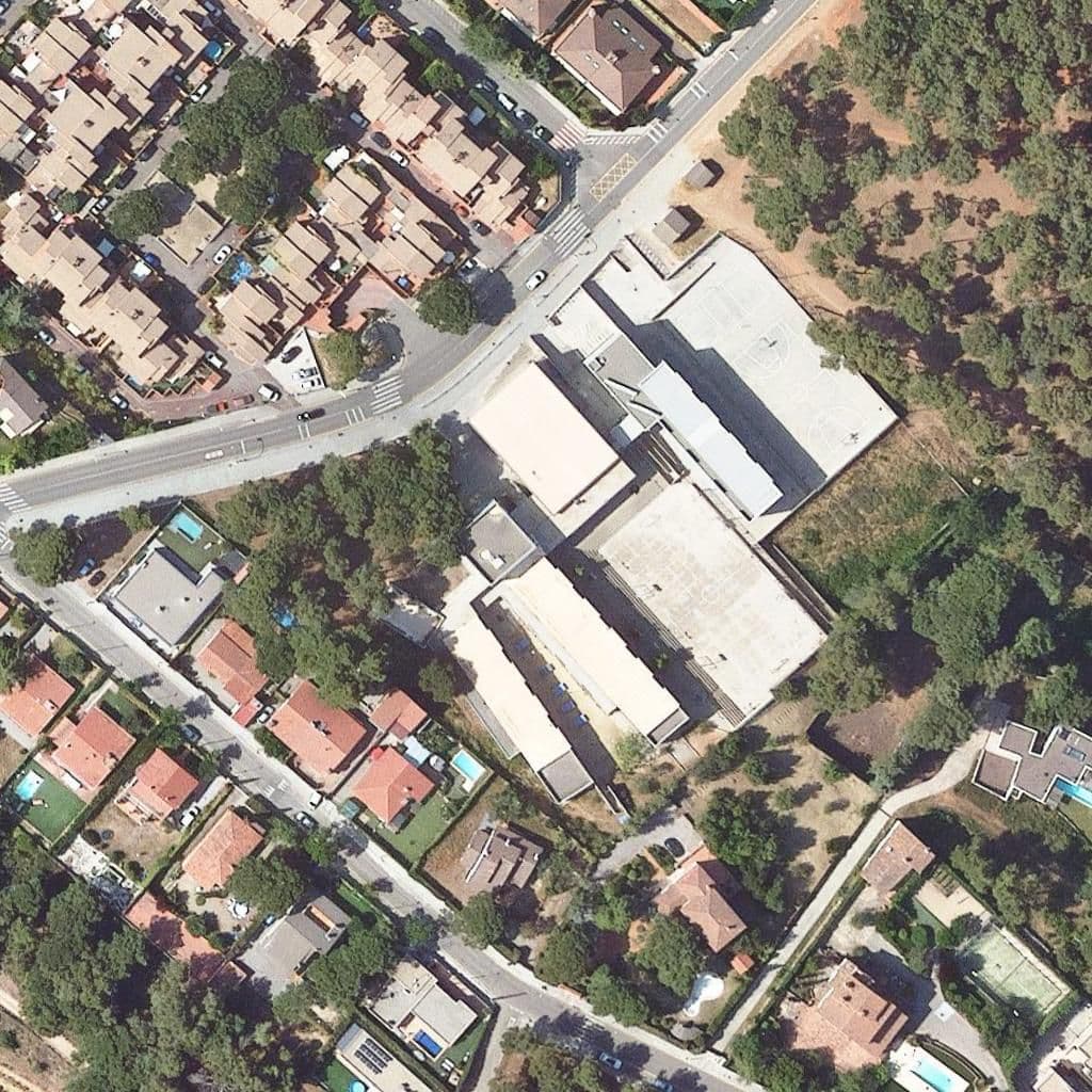 Aerial view of the grounds of Institut Matadepera