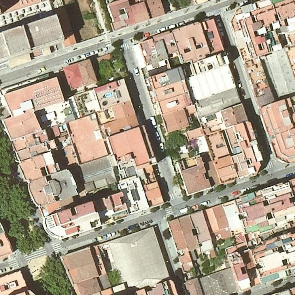 Aerial view of the grounds of Canigó