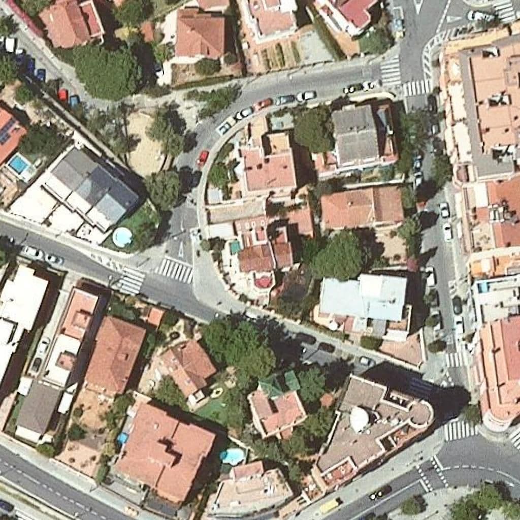 Aerial view of the grounds of Lli Privada L'acis