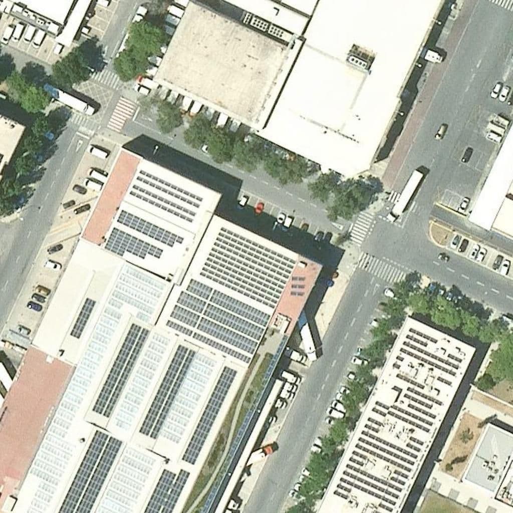 Aerial view of the grounds of Institut Dels Aliments De Barcelona