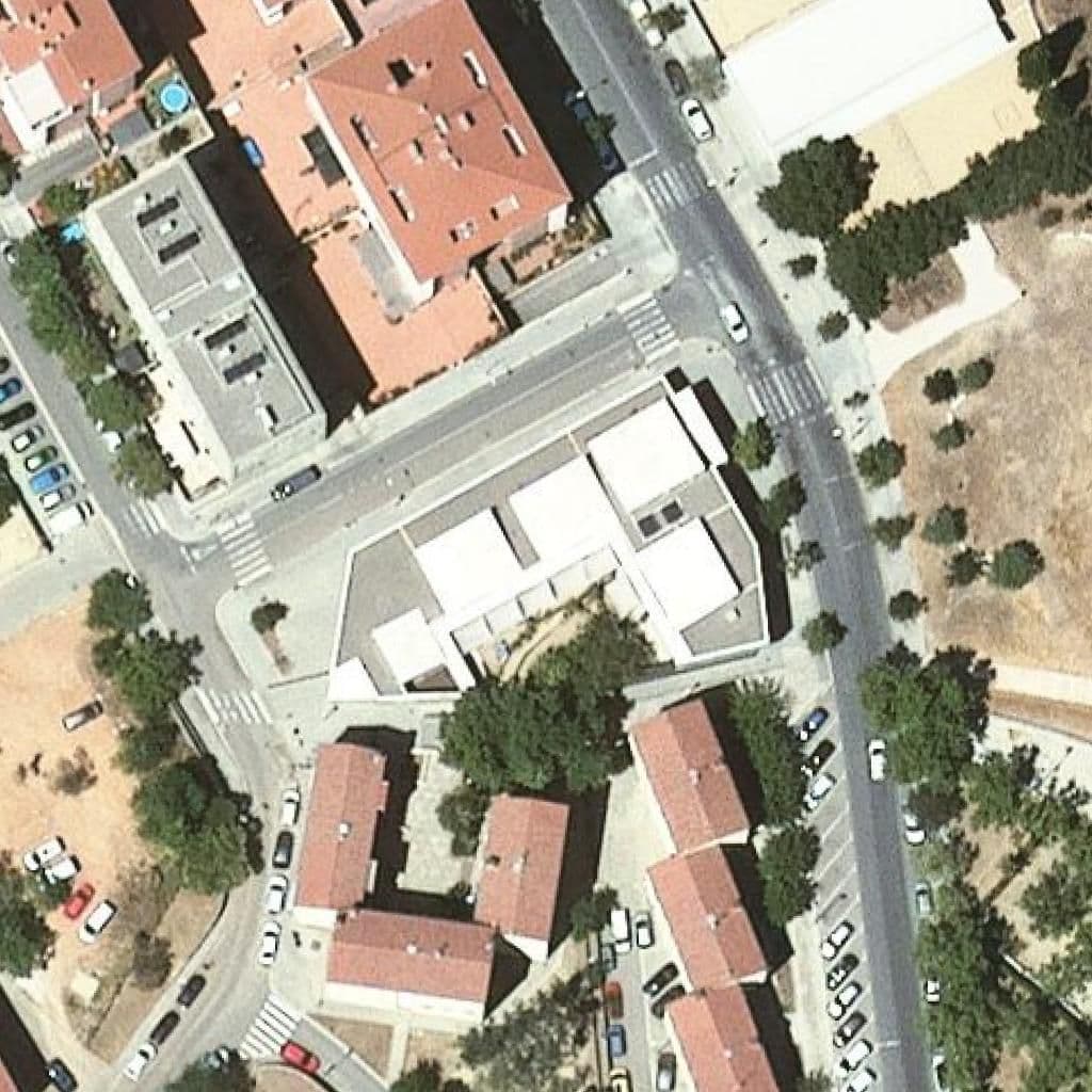 Aerial view of the grounds of Escola Bressol Virolet