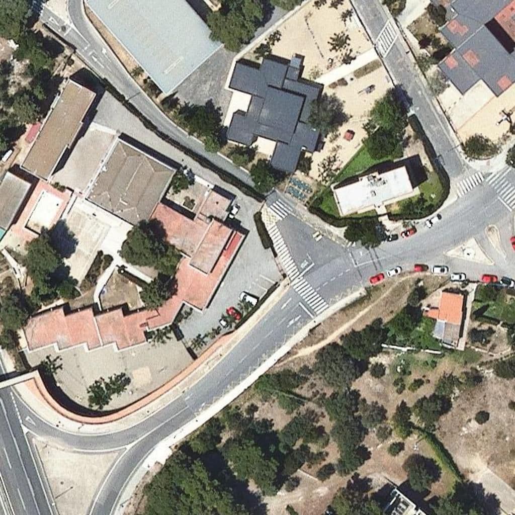 Aerial view of the grounds of Estela
