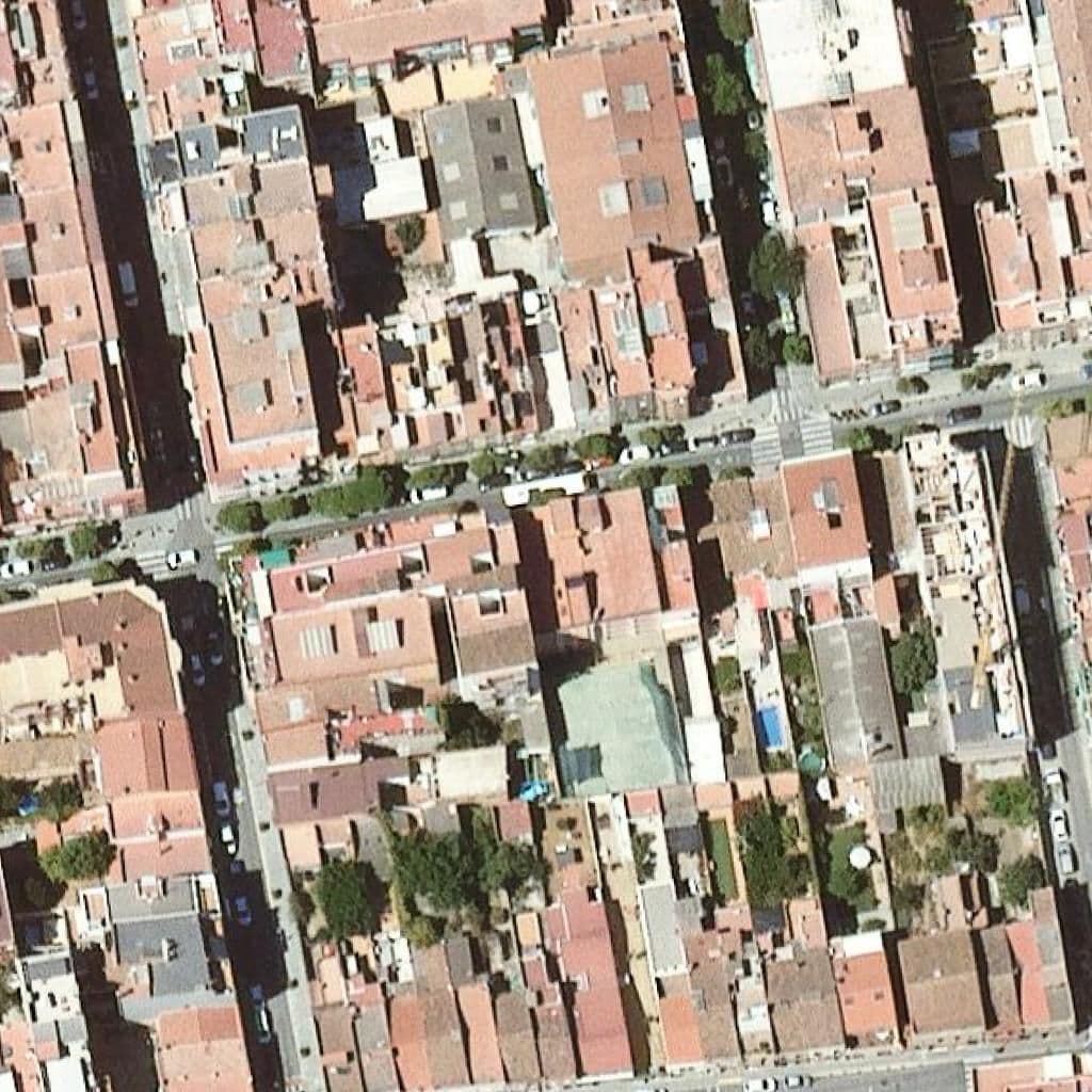 Aerial view of the grounds of Santo Tomás