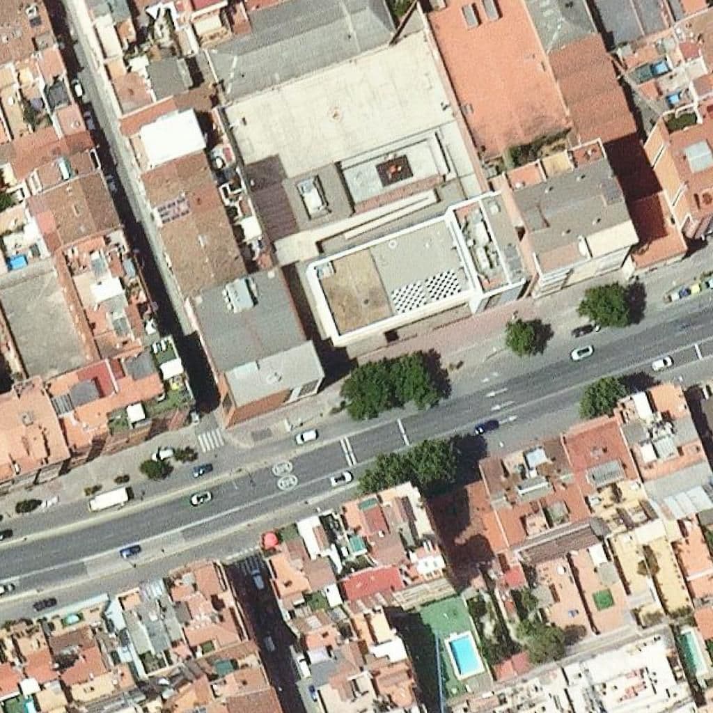 Aerial view of the grounds of Mare De Déu De La Salut
