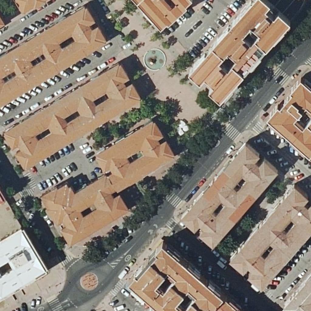 Aerial view of the grounds of Ntra. Sra. Del Pilar