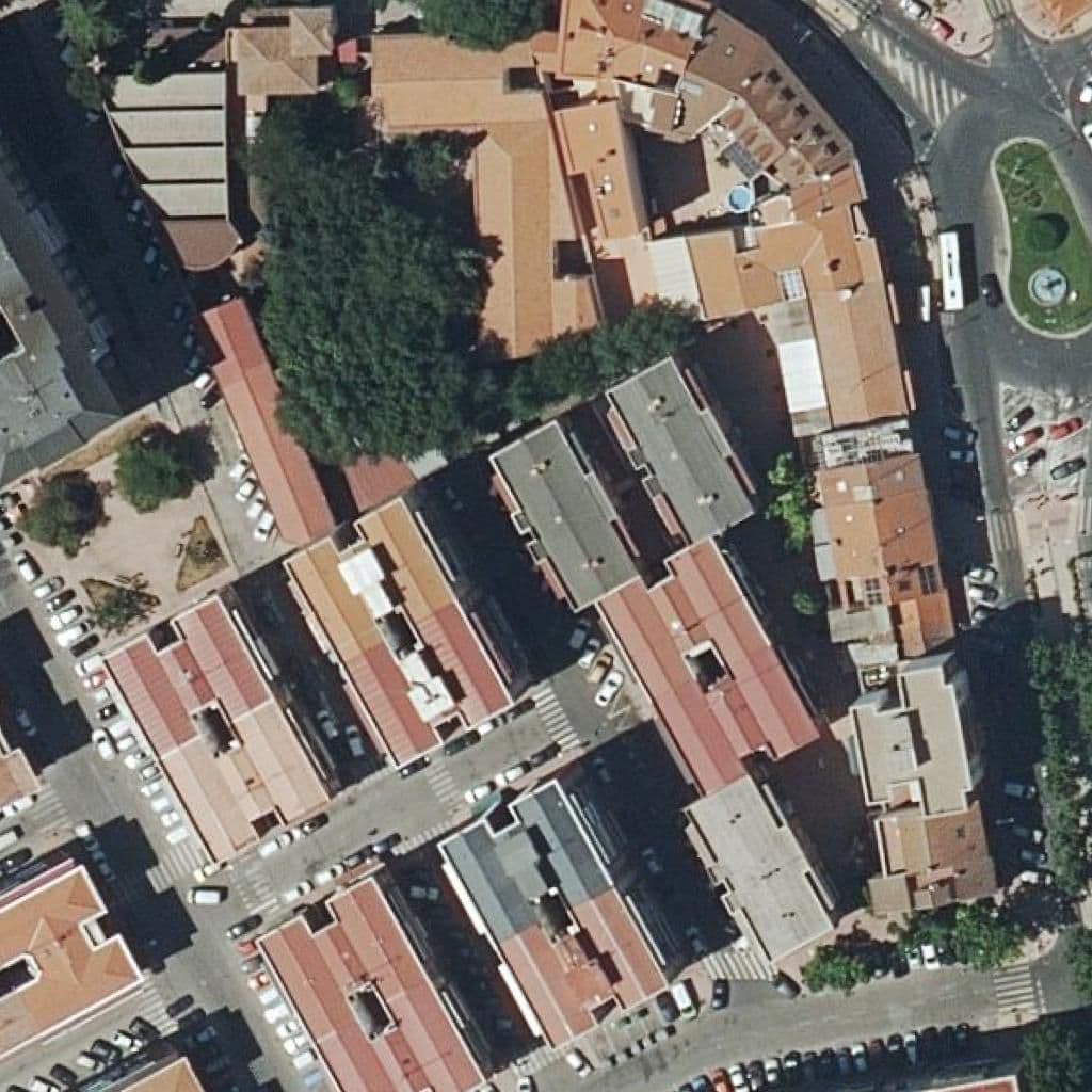 Aerial view of the grounds of Lux