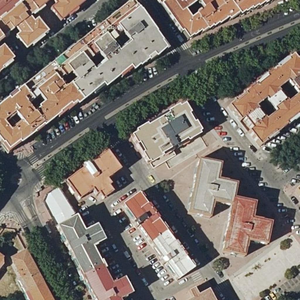 Aerial view of the grounds of Minerva