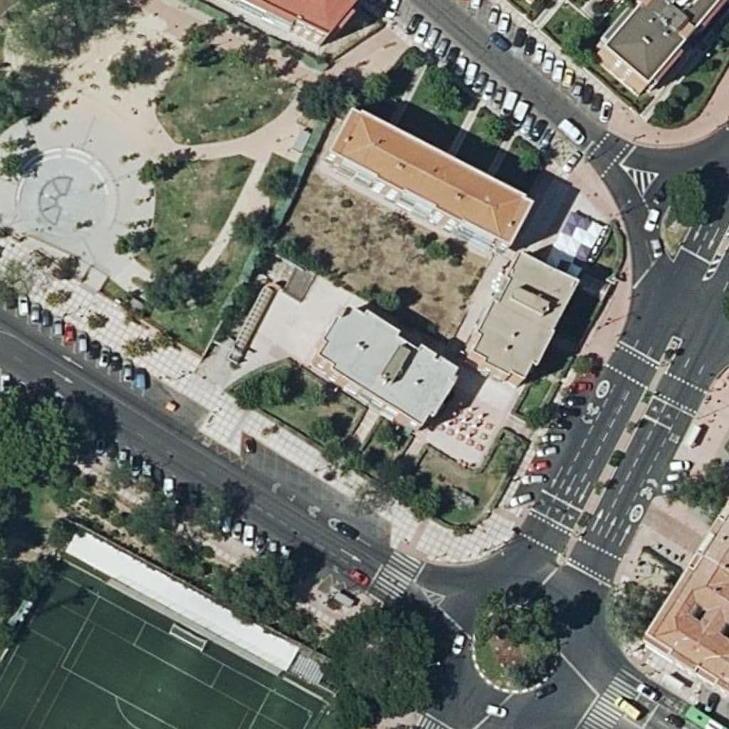 Aerial view of the grounds of Federico Garcia Lorca