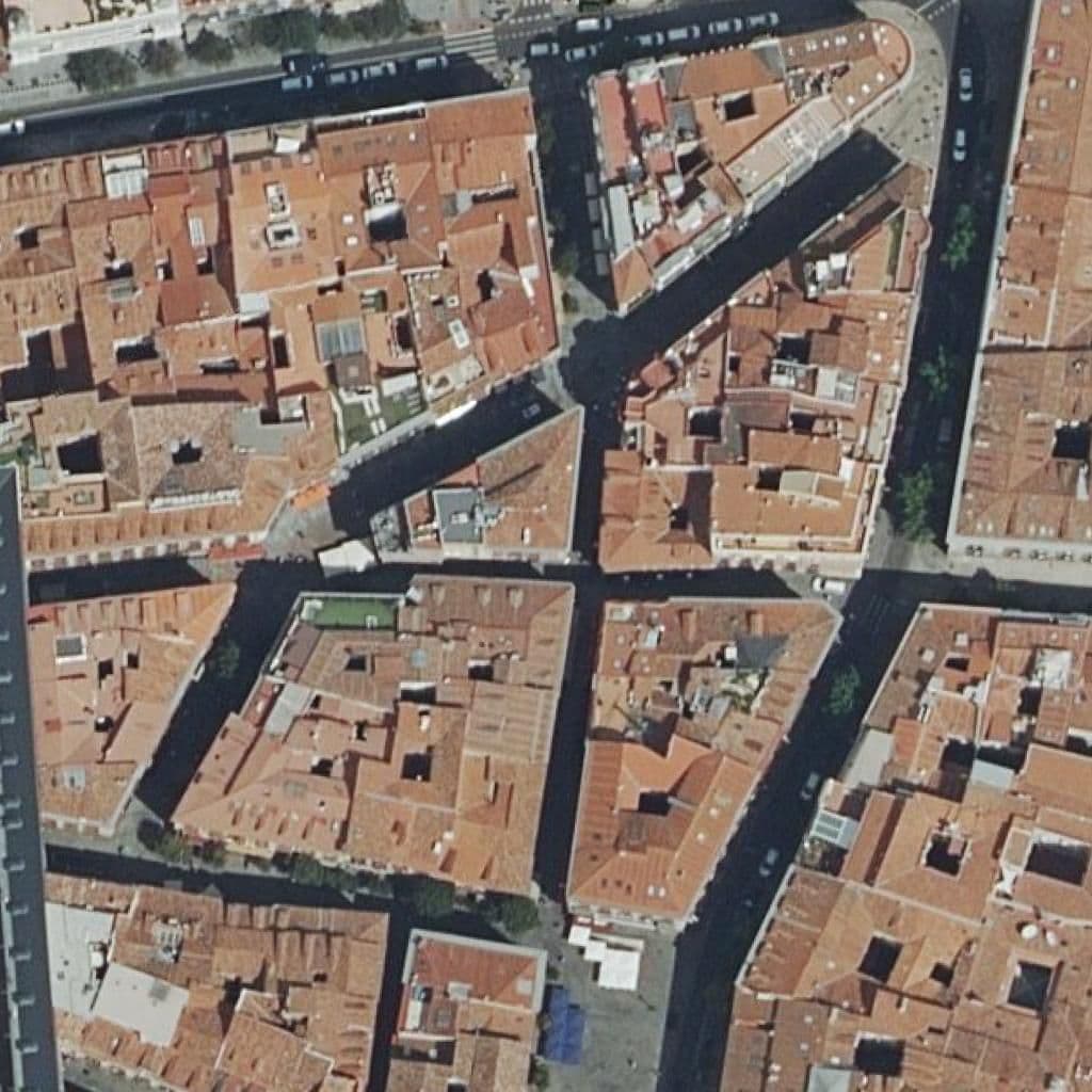 Aerial view of the grounds of Niño Jesus