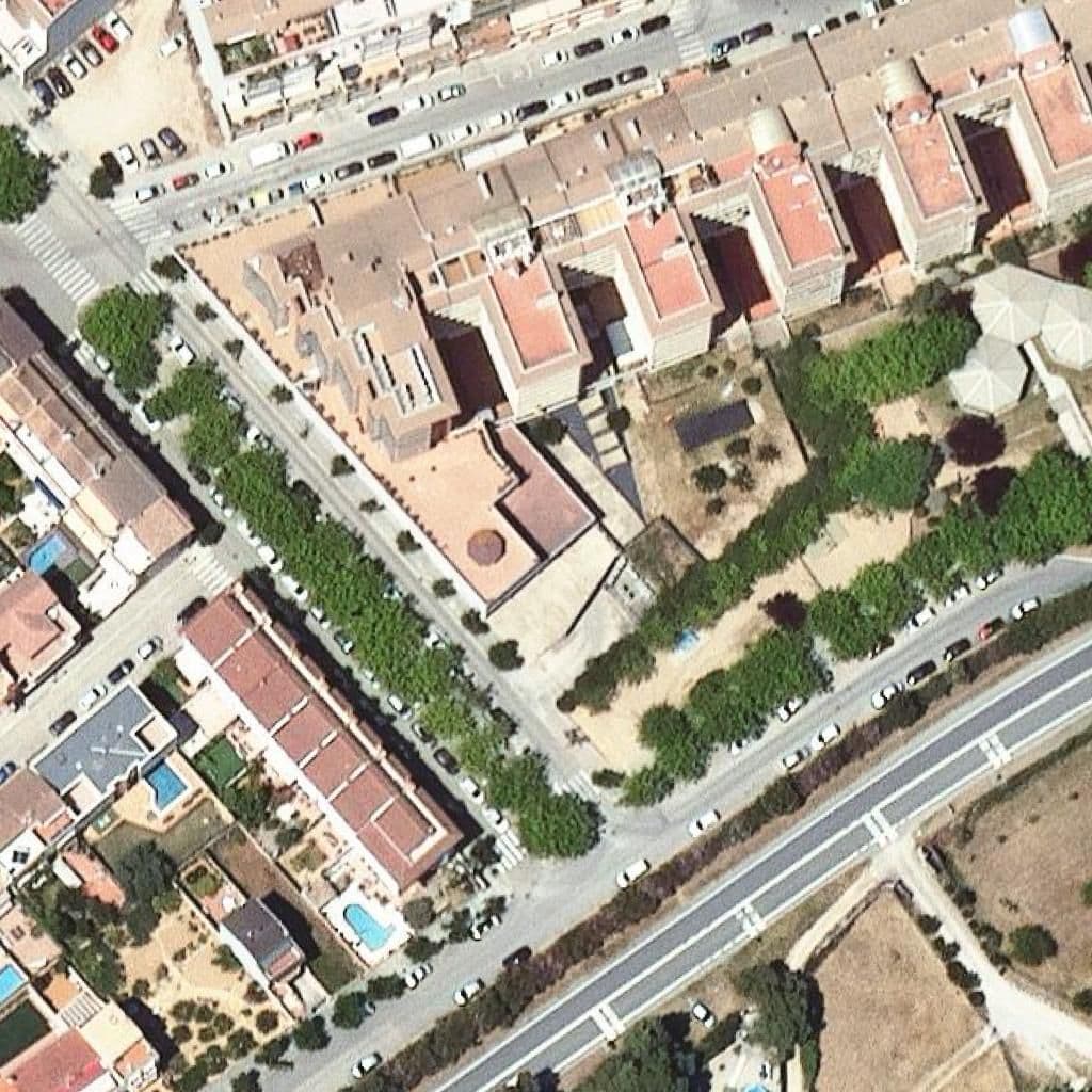 Aerial view of the grounds of Lli Privada El Cau De La Rateta