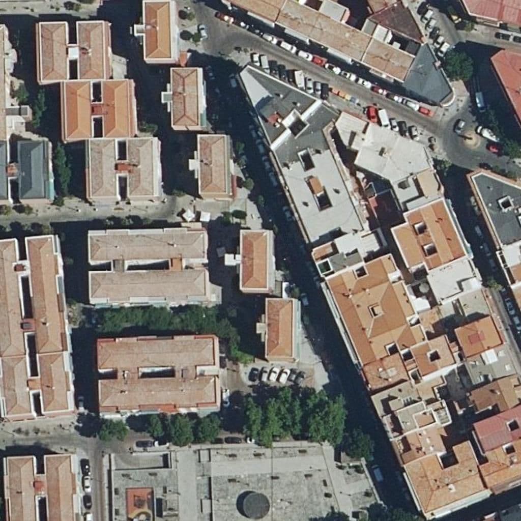 Aerial view of the grounds of Ntra.sra.de Guadalupe