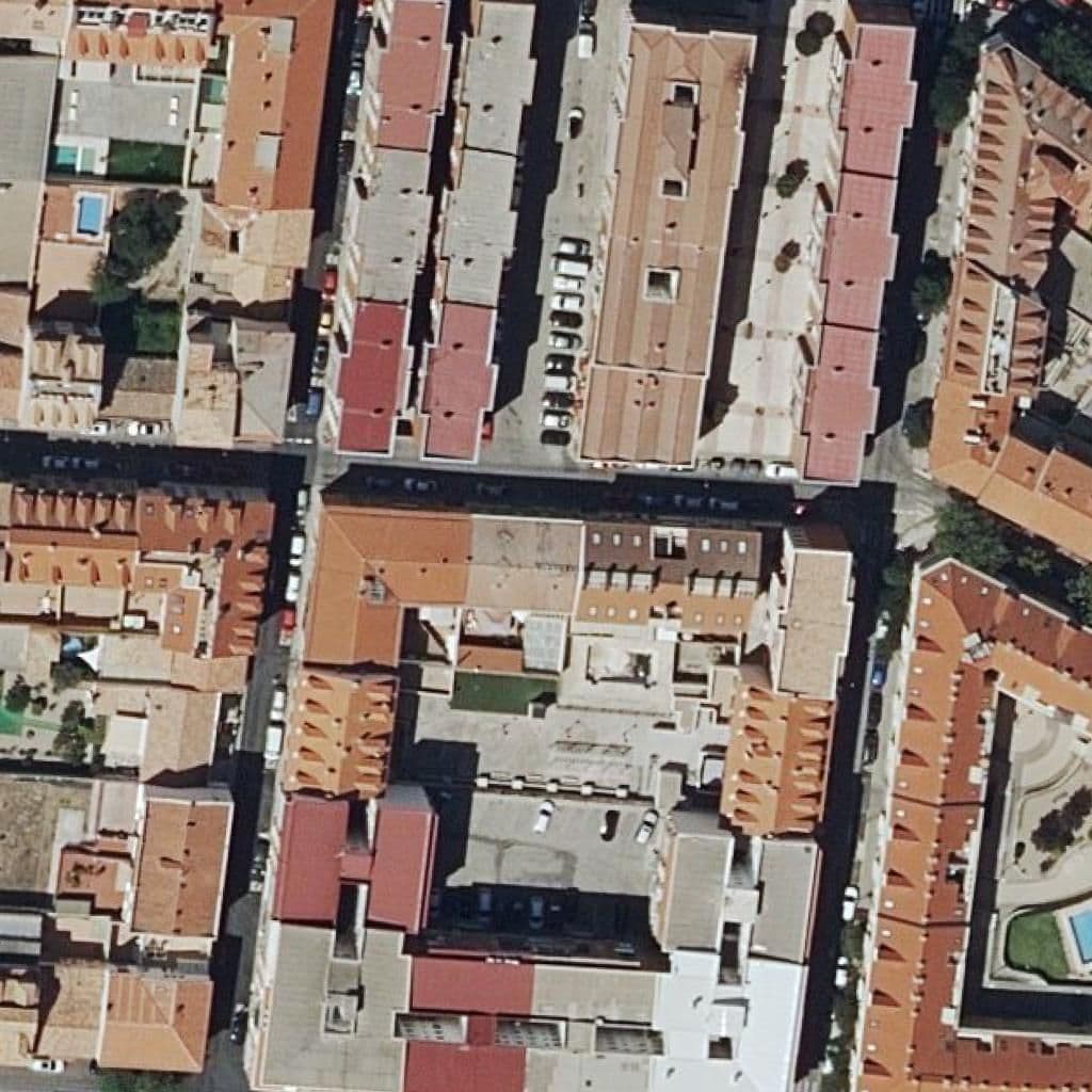 Aerial view of the grounds of Santa Teresa