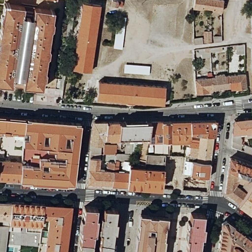 Вид сверху на территорию школы «San Isidro»