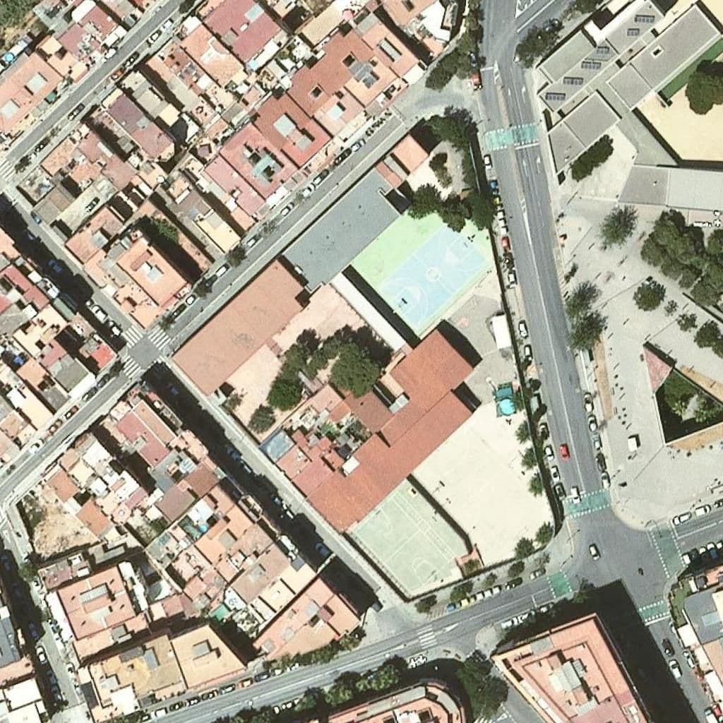 Aerial view of the grounds of Jesús Maria Badalona