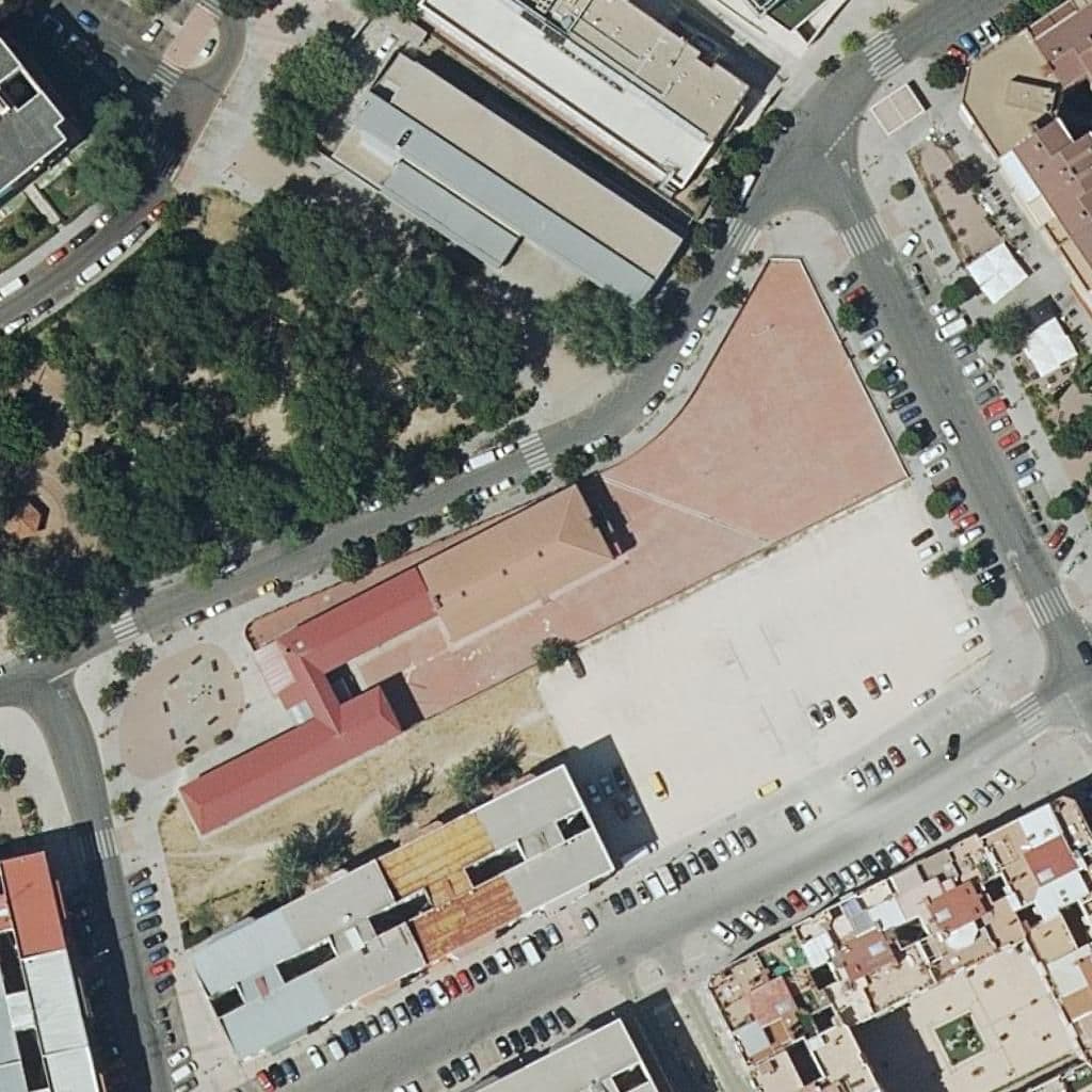 Aerial view of the grounds of Virgen Del Henar