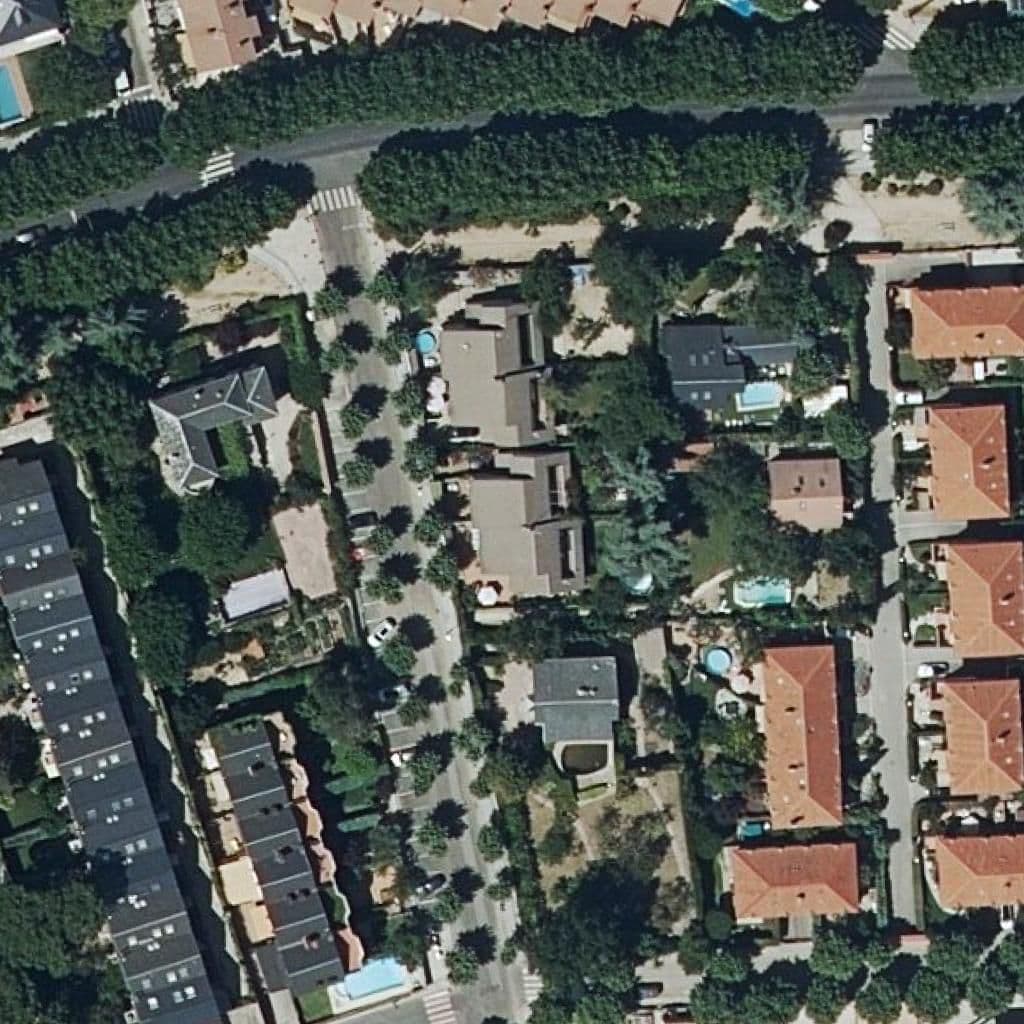Aerial view of the grounds of Felipe Ii