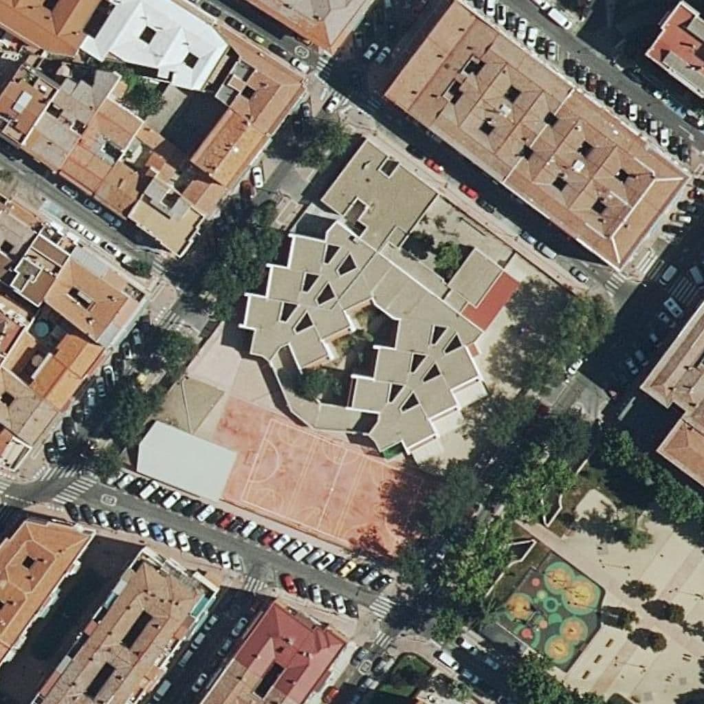 Aerial view of the grounds of Ortiz Echagüe