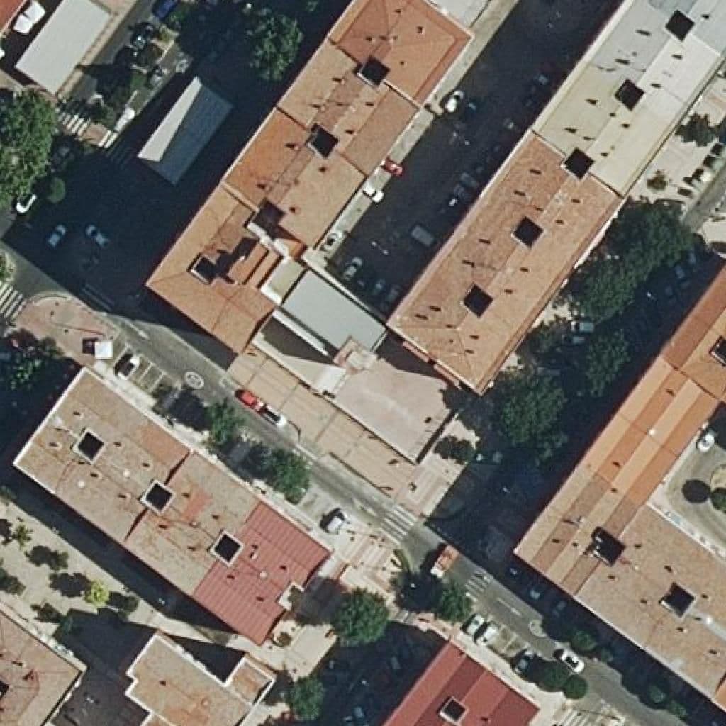 Aerial view of the grounds of Liceo Juan De La Cierva I