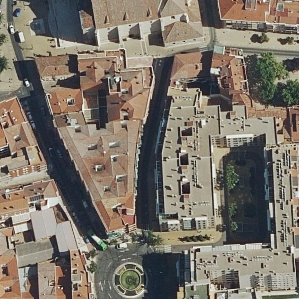 Aerial view of the grounds of Cid Campeador