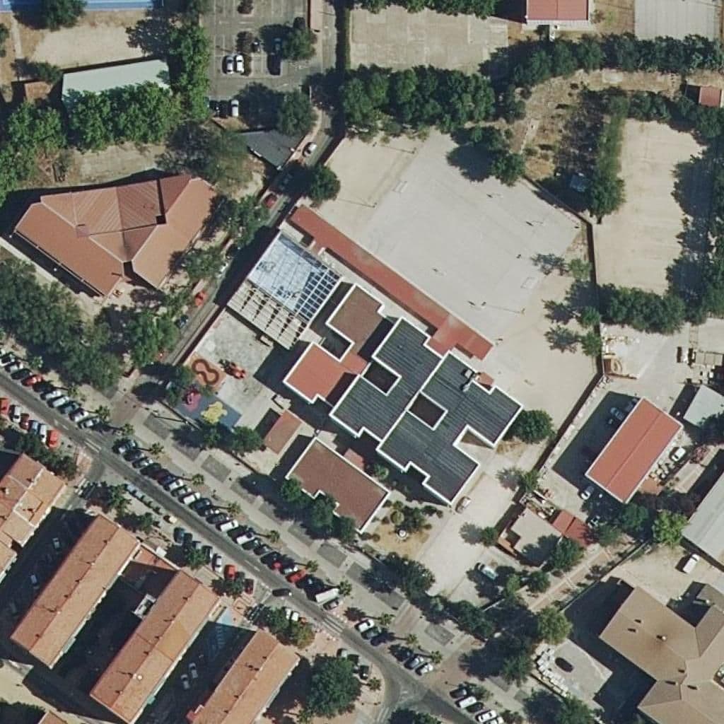Aerial view of the grounds of Ciudad De Madrid