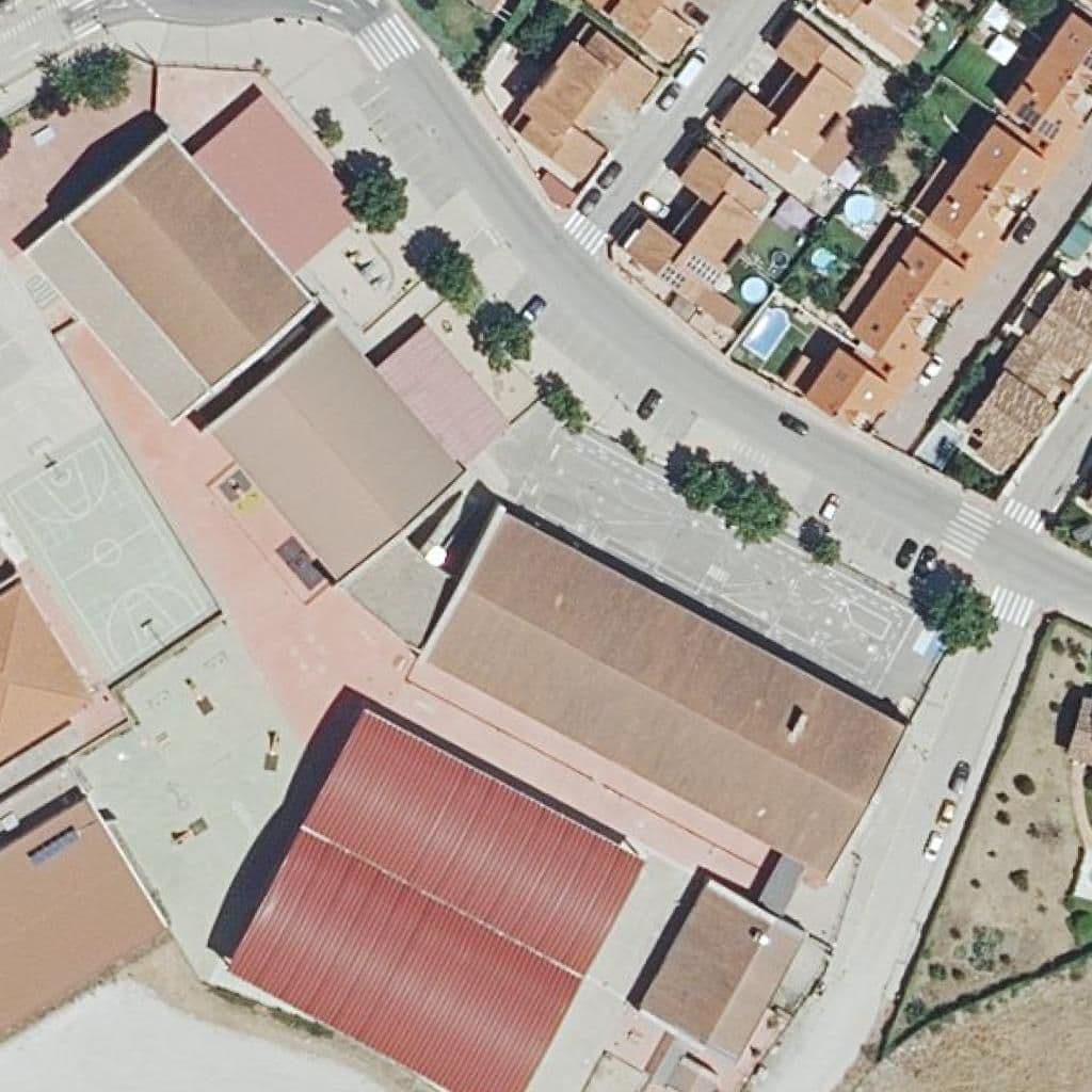 Aerial view of the grounds of Alejandro Rubio
