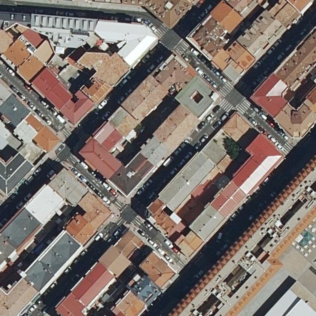Aerial view of the grounds of Castilla