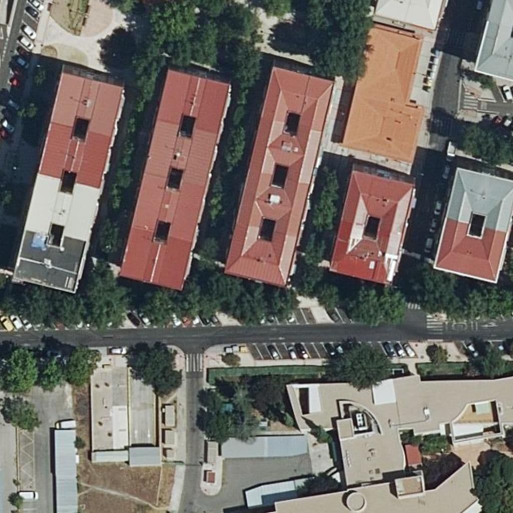 Aerial view of the grounds of Miguel De Cervantes