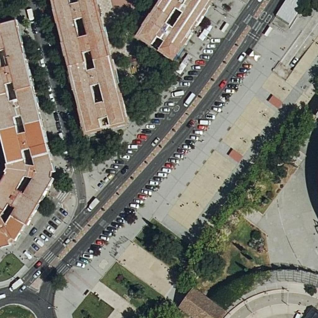 Aerial view of the grounds of Juan Ramon Jimenez