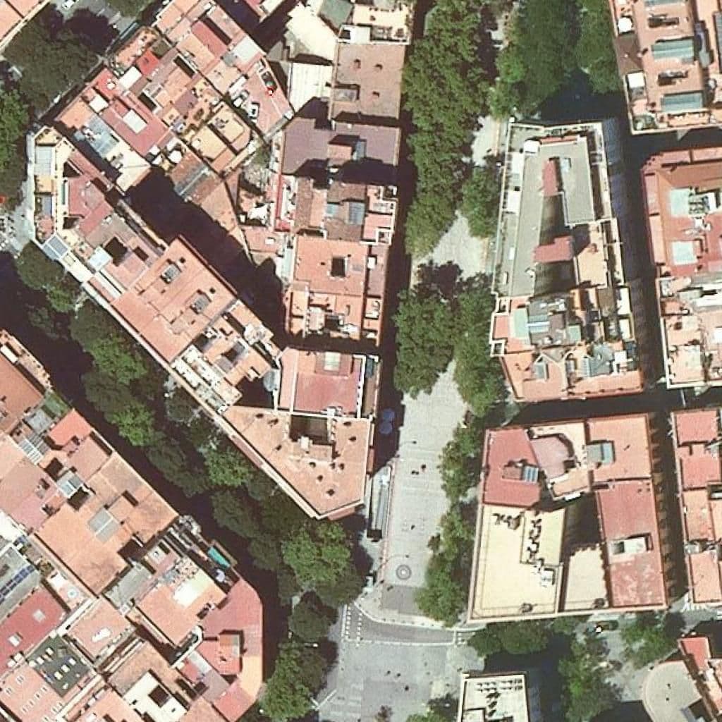 Aerial view of the grounds of Institut Lluïsa Cura