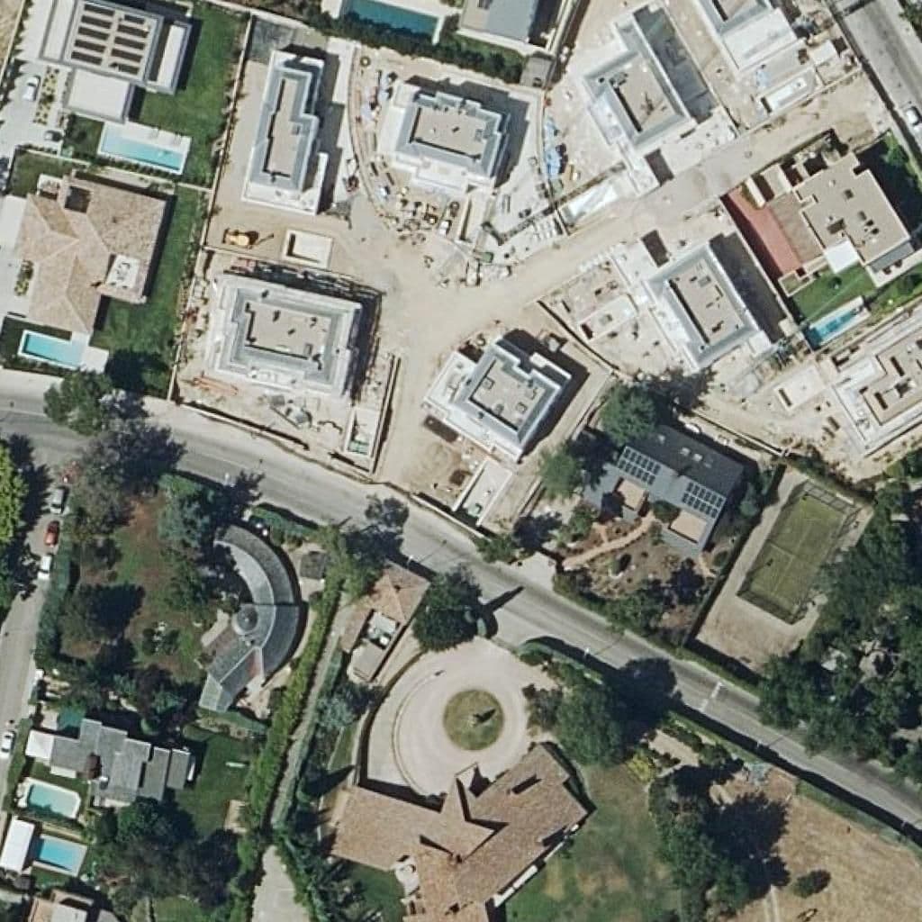 Вид згори на територію школи «Santa Catalina»