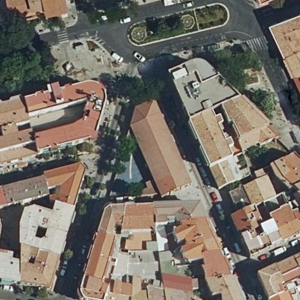 Aerial view of the grounds of Damaso Alonso