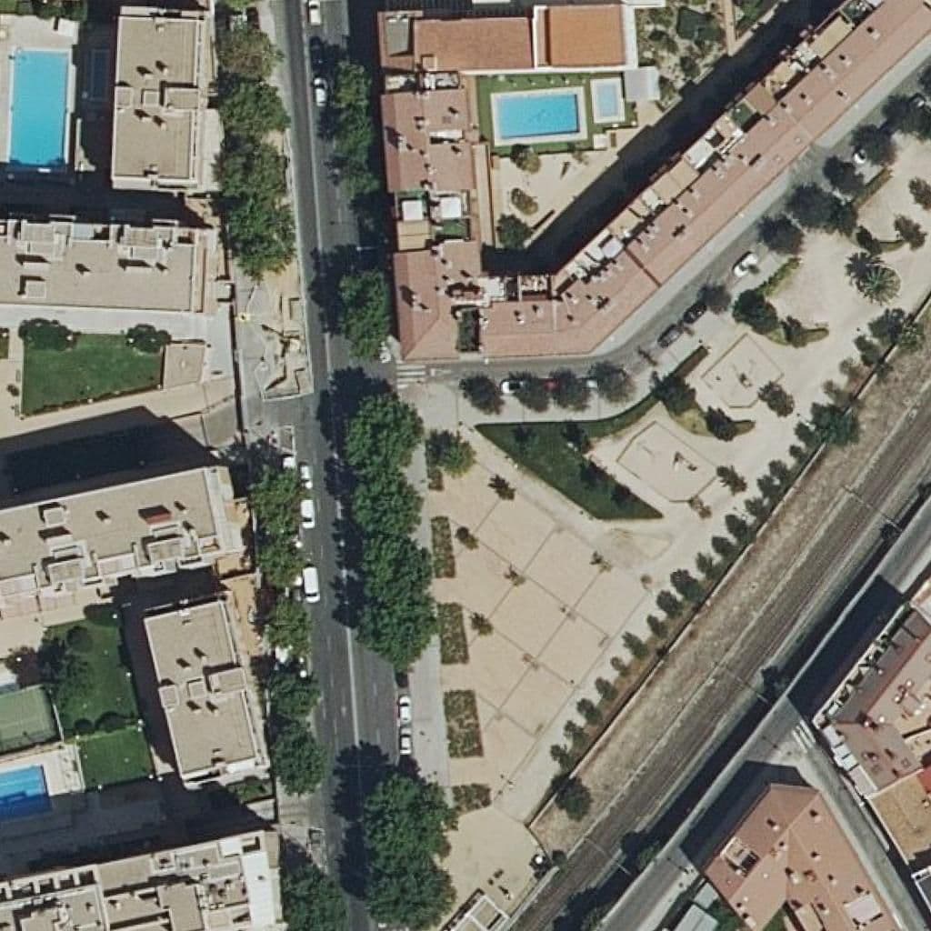 Aerial view of the grounds of E.g.las Carolinas