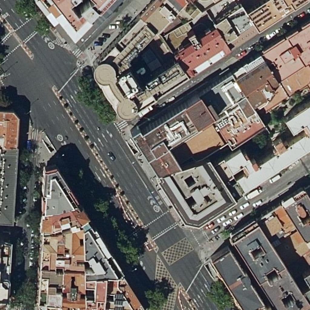 Aerial view of the grounds of C.n.de Rehabilitacion