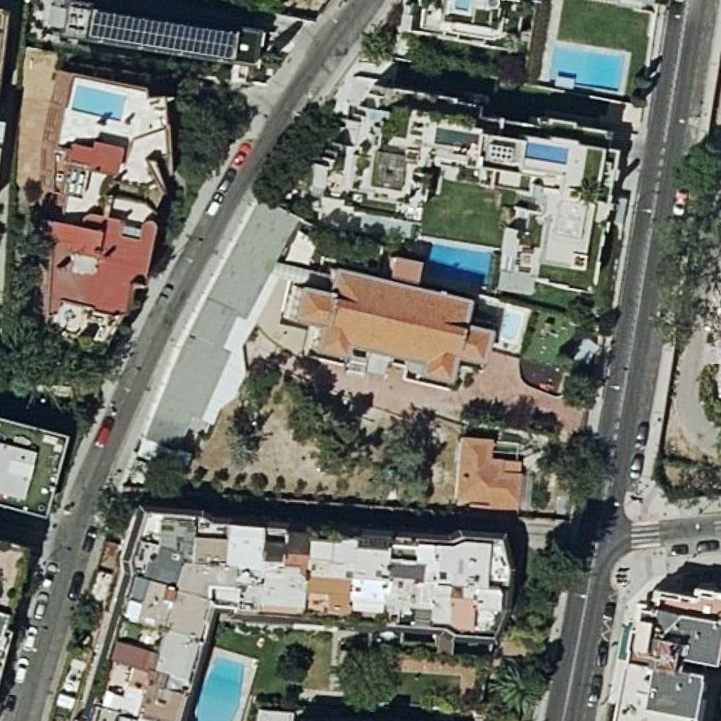 Aerial view of the grounds of C.de Prees.hogar Infantil Rosa