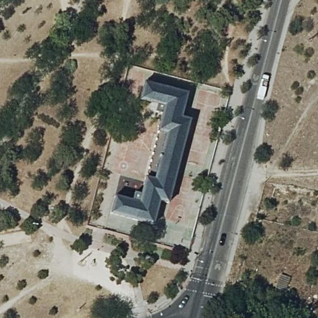 Aerial view of the grounds of Vasco Nuñez De Balboa