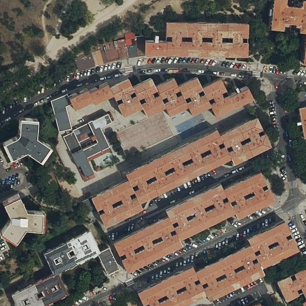 Aerial view of the grounds of Bolivia