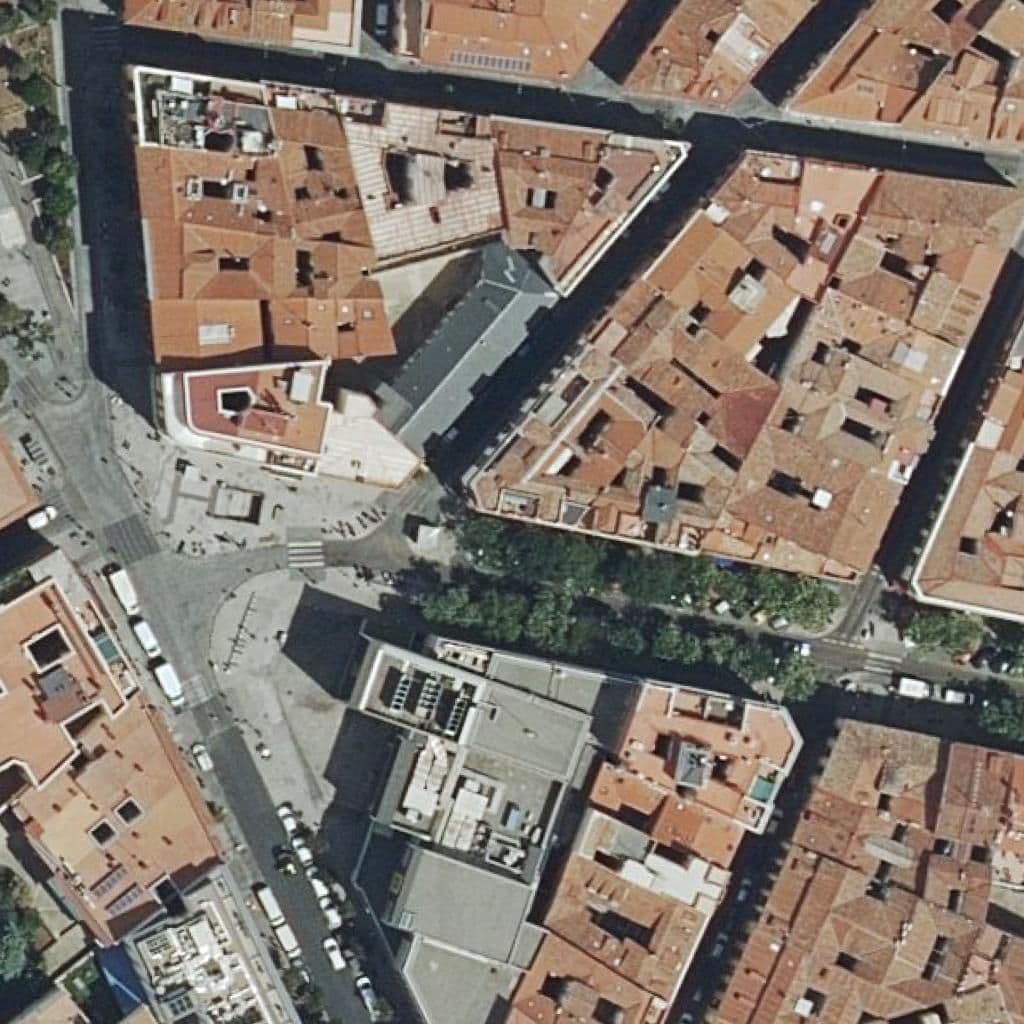 Aerial view of the grounds of Doctor Marañon