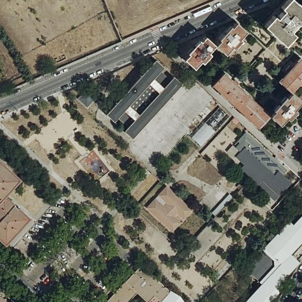 Aerial view of the grounds of Eduardo Callejo