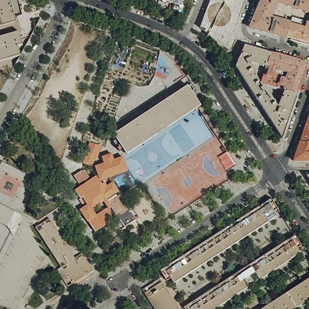Aerial view of the grounds of Javier De Miguel